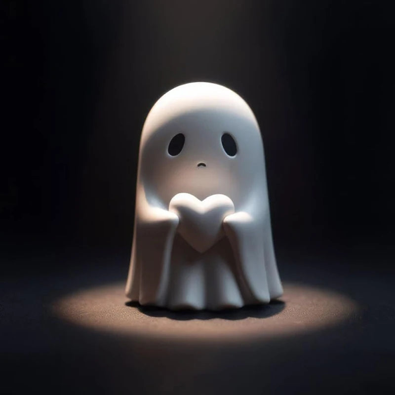 Cute Ghost Statue, Ghosts Small Scary Ghost Figurines, Halloween Home Decorations, Coffee Table Centerpieces Shelf